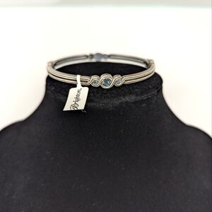 Brighton Jewelry - Infinity Sparkle Blue Bangle Bracelet NWT!